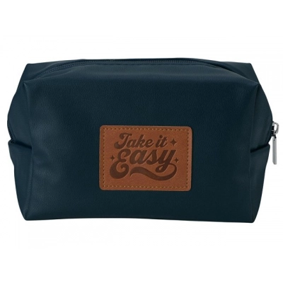 
                                            Cosmetic bag made of eco-leather 