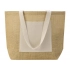Сумка Jute джутовая с широким дном и карманом