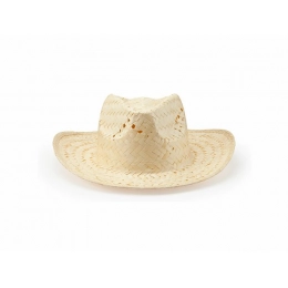 The HALLEY hat is made of natural straw.