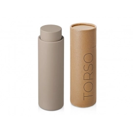 Vacuum thermos with copper insulation 