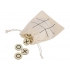 Wooden tic-tac-toe in the 