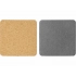 Set of coasters made of cork with felt Set of coasters made of cork with felt