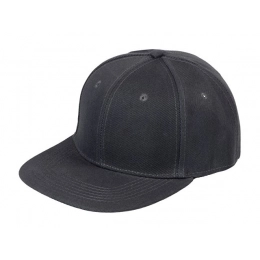 Baseball cap with a flat brim 