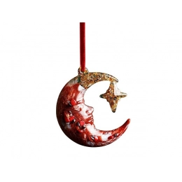 Crescent Moon Christmas tree ornament