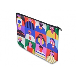Cosmetic bag with full-color printing option