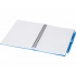 Set of a notebook and a plastic ballpoint pen 