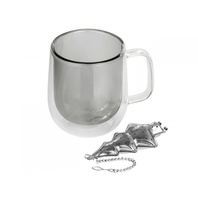 
                                            Christmas tree set : mug and tea strainer
                                            