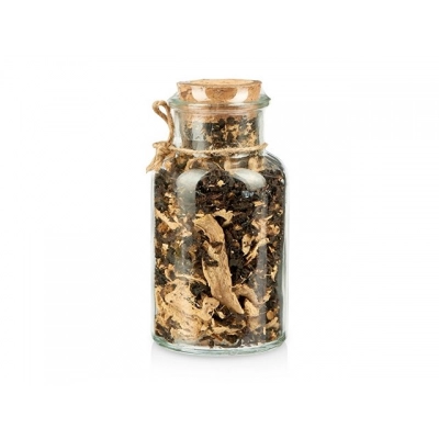 
                                                Black tea with ginger juice, caramel, and walnut, mini.
                                                