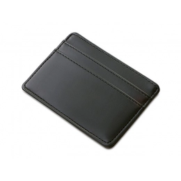 Cardholder for two cards and cash with 