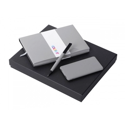 
                                            Подарочный набор «COLOR IT» c блокнотом, ручкой и повербанком, 5000 mAh
                                            