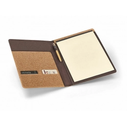 A4 folder made of natural cork 