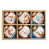 Set of 6 New Year's balls