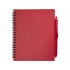 Set of a notebook and a plastic ballpoint pen 