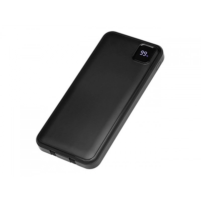 
                                                External power bank with built-in cables 