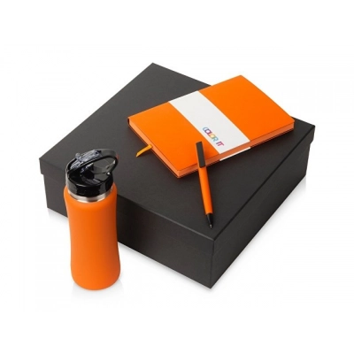
                                                Gift set with notebook C1, pen, and bottle.
                                                