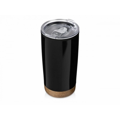 
                                                Thermos mug with a cork base 