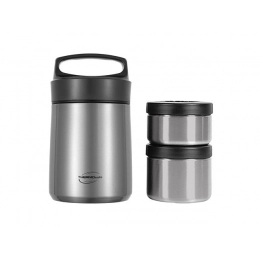 Термос с двумя контейнерами THERMOcafe 
«TCLB-1480SY», 1480 мл