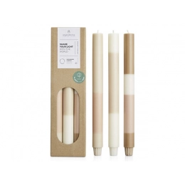 Set of candles made of vegetable wax, 3 pieces.