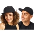 Baseball cap with a flat brim 