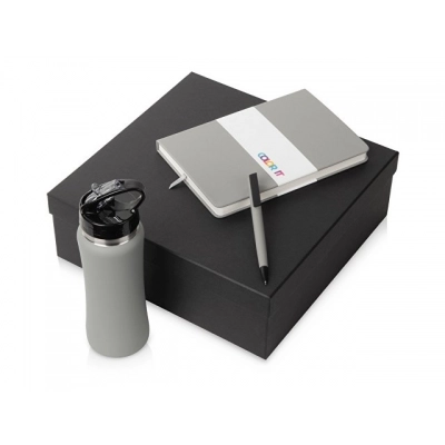
                                                Gift set with notebook C2, pen, and bottle.
                                                