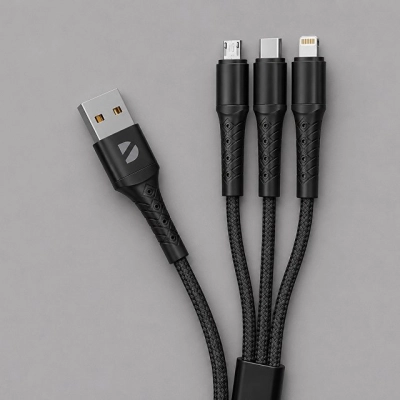 
                                                Дата-кабель Armor 3 в 1: micro USB, USB-C, Ligthning, 1.2м
                                                