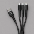 Дата-кабель Armor 3 в 1: micro USB, USB-C, Ligthning, 1.2м