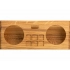 Whiskey Party whiskey and cocktail set on an oak stand