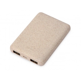 Внешний аккумулятор «Wheatty» из пшеничной соломы, 5000 mAh