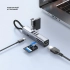 USB-хаб 7 в 1 USB-C - USB-A3.0 + 2хUSB-C + USB-C PD100Вт + HDMI + SD + microSD