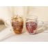 Double-walled sequined mug 
