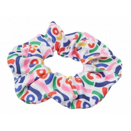 Hair tie with full-color printing option