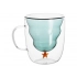 Double-walled mug with a Christmas tree inside Double-walled mug with a Christmas tree inside