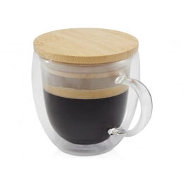 Кружка с бамбуковой крышкой «Lenora»