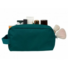 Cosmetic bag made from recycled fabric 