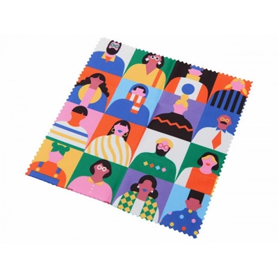 
                                            Салфетка для протирания очков с возможностью полноцветной печати
                                            