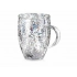 Double-walled sequined mug 