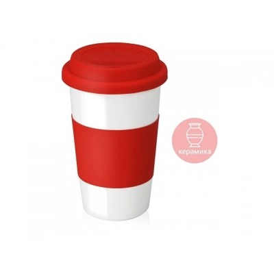 
                                            Кружка «Нью-Йорк»  с силиконовой крышкой и манжетой
                                            