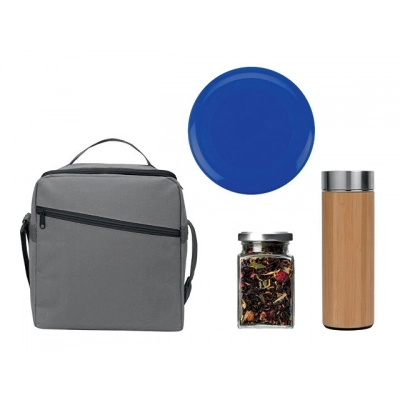 
                                            Набор для отдыха на природе с термосом и чаем в сумке-холодильнике
                                            