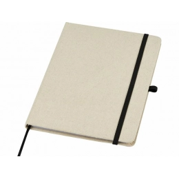 Notebook in a hardcover made of cotton 