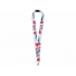 Sublimation lanyard with carabiner and cliff lock, 2.5 cm Sublimation lanyard with carabiner and cliff lock, 2.5 cm