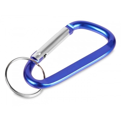 
                                            Carabiner keychain made of recycled aluminum 