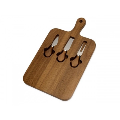 
                                                Acacia cheese set 