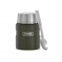 Food thermos with spoon 
