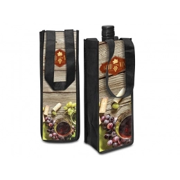 Чехол для бутылки из нетканого материала PET с возможностью полноцветной печати