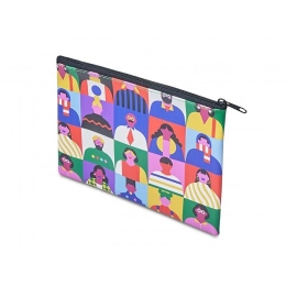 Cosmetic bag with full-color printing option