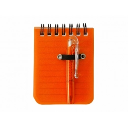 ARCO mini notepad with a ballpoint pen