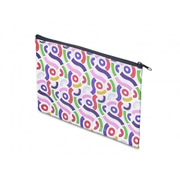 Cosmetic bag with full-color printing option
