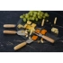 Cheese set with a glass board 