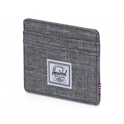 
                                                Herschel Charlie card holder with RFID protection made from recycled material.
                                                