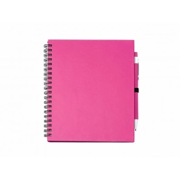 LEYNAX notebook with a ballpoint pen.